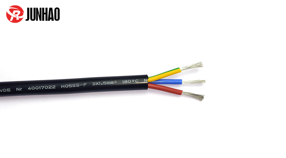 3×1.5mm?耐180度高溫硅膠電纜線產(chǎn)品圖